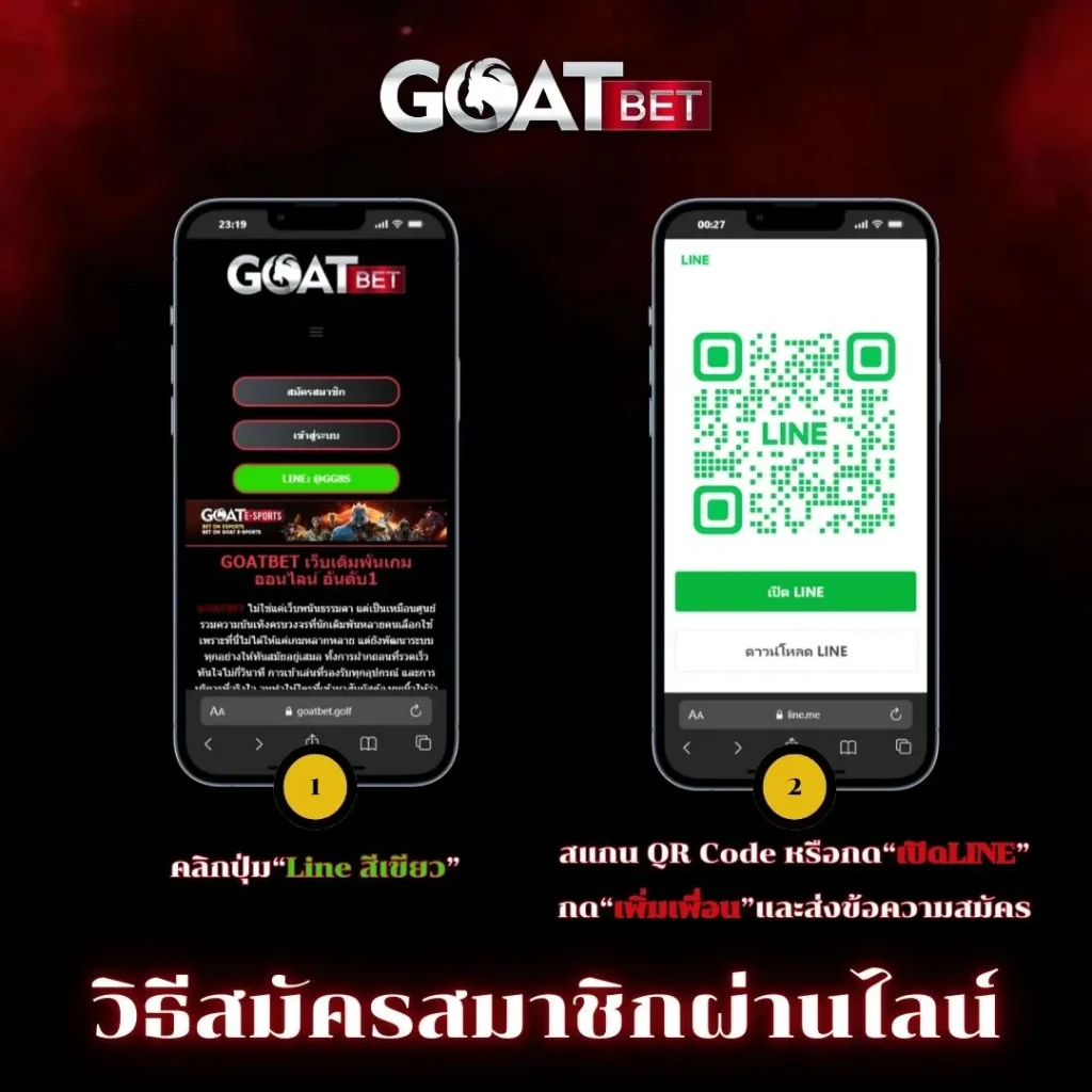 สมัคร GAOTBET ผ่านLINE
